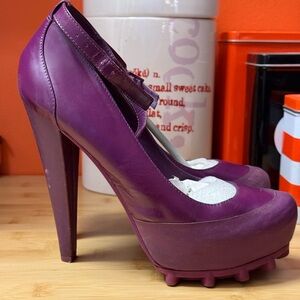 Aldo Purple Platform Heels
